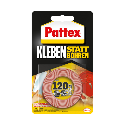 Henkel Pattex Montage Klebeband 1,5 mt superstark PXMT2